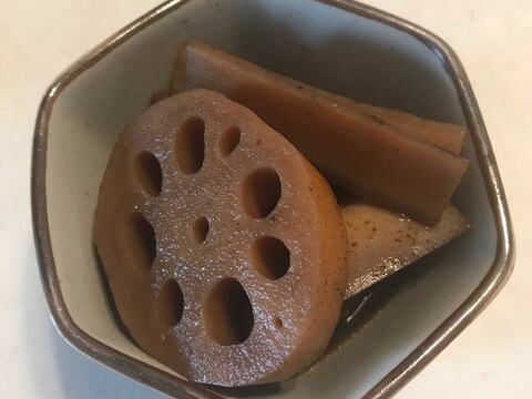 ごぼうとれんこんの煮物